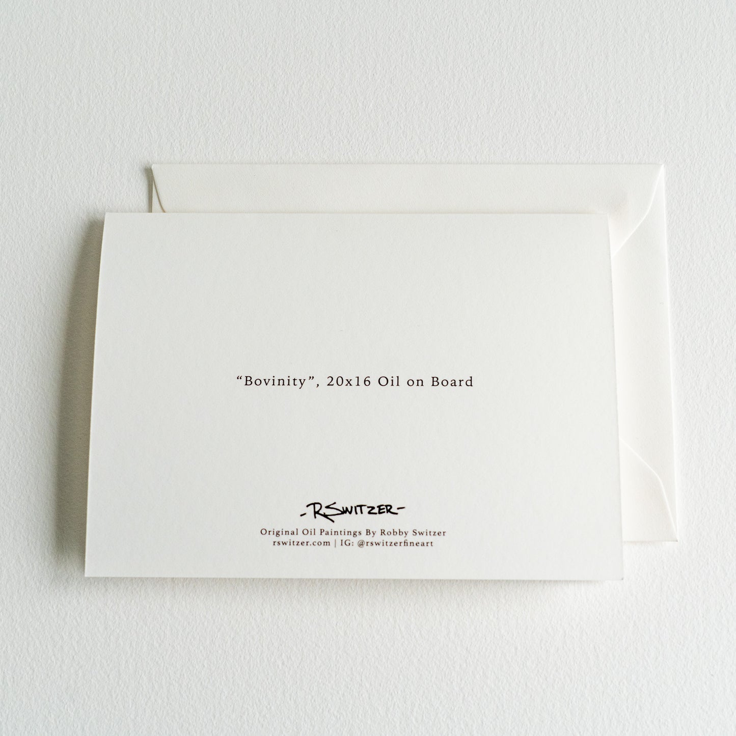 "Bovinity" | Fine Art Greeting Card