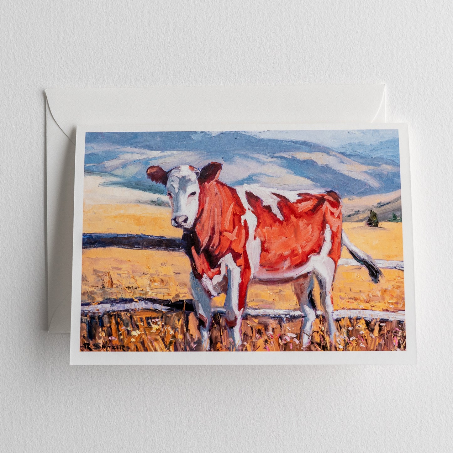 "Hillside Grazer" | Fine Art Greeting Card