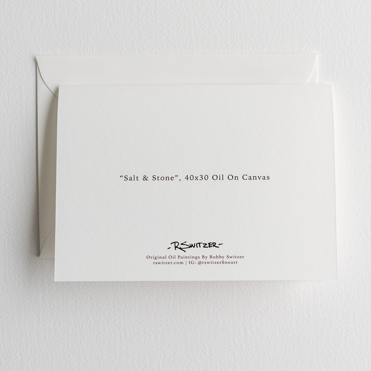 "Salt & Stone" | Fine Art Greeting Card
