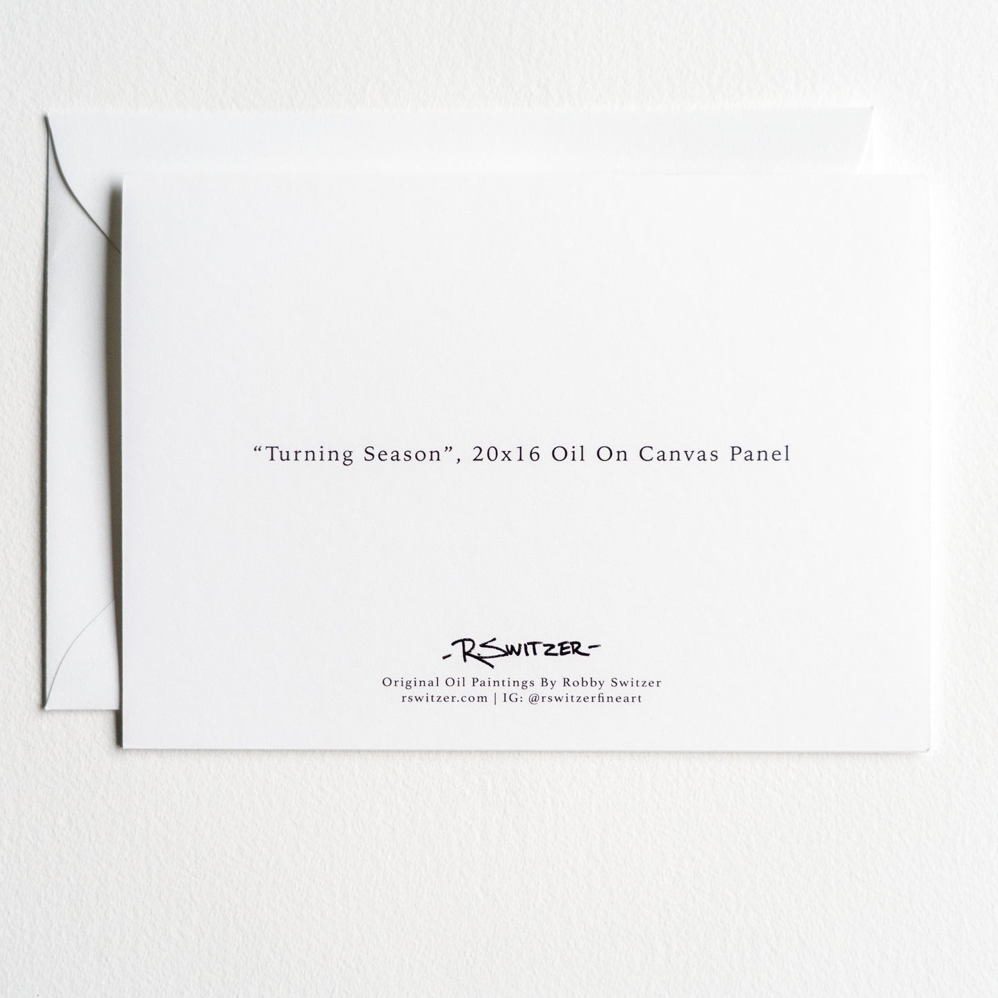 "Turning Season" | Fine Art Greeting Card