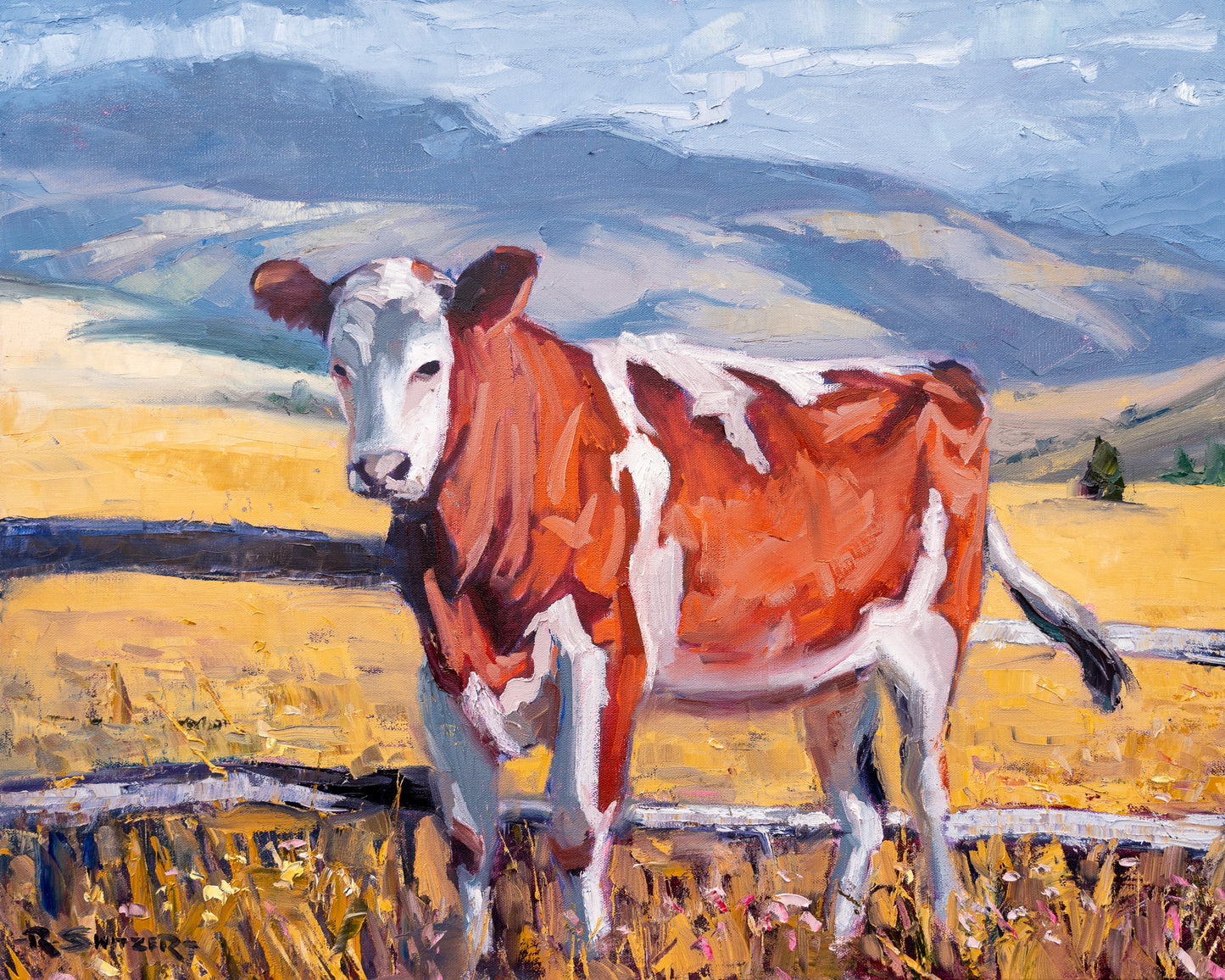 "Hillside Grazer" | Fine Art Greeting Card