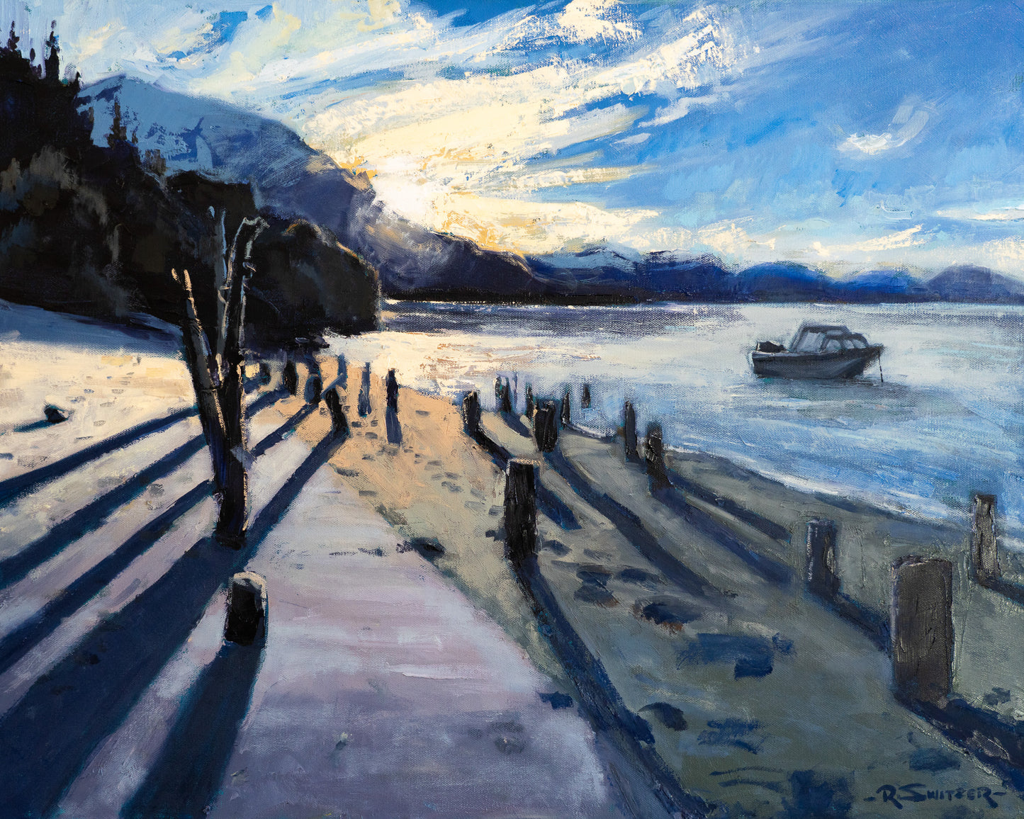 "Winter Adventures in Kachemak Bay" | Fine Art Greeting Card