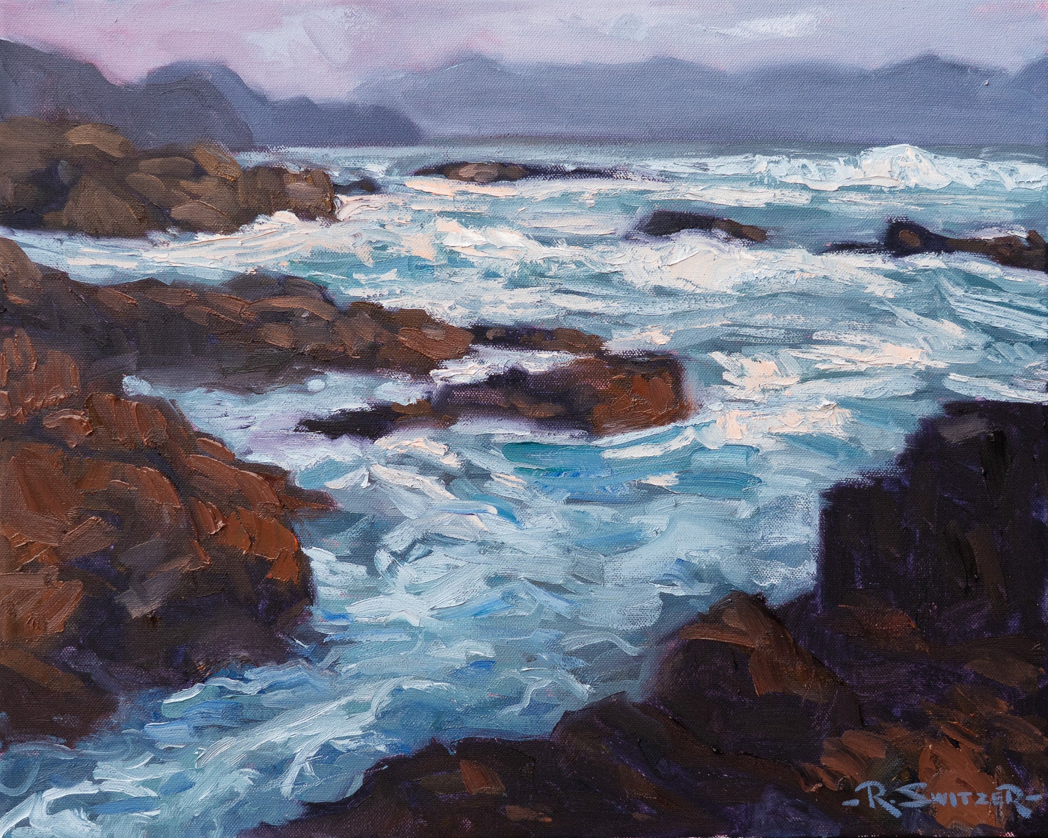 "Coastal Rumble" | Fine Art Greeting Card