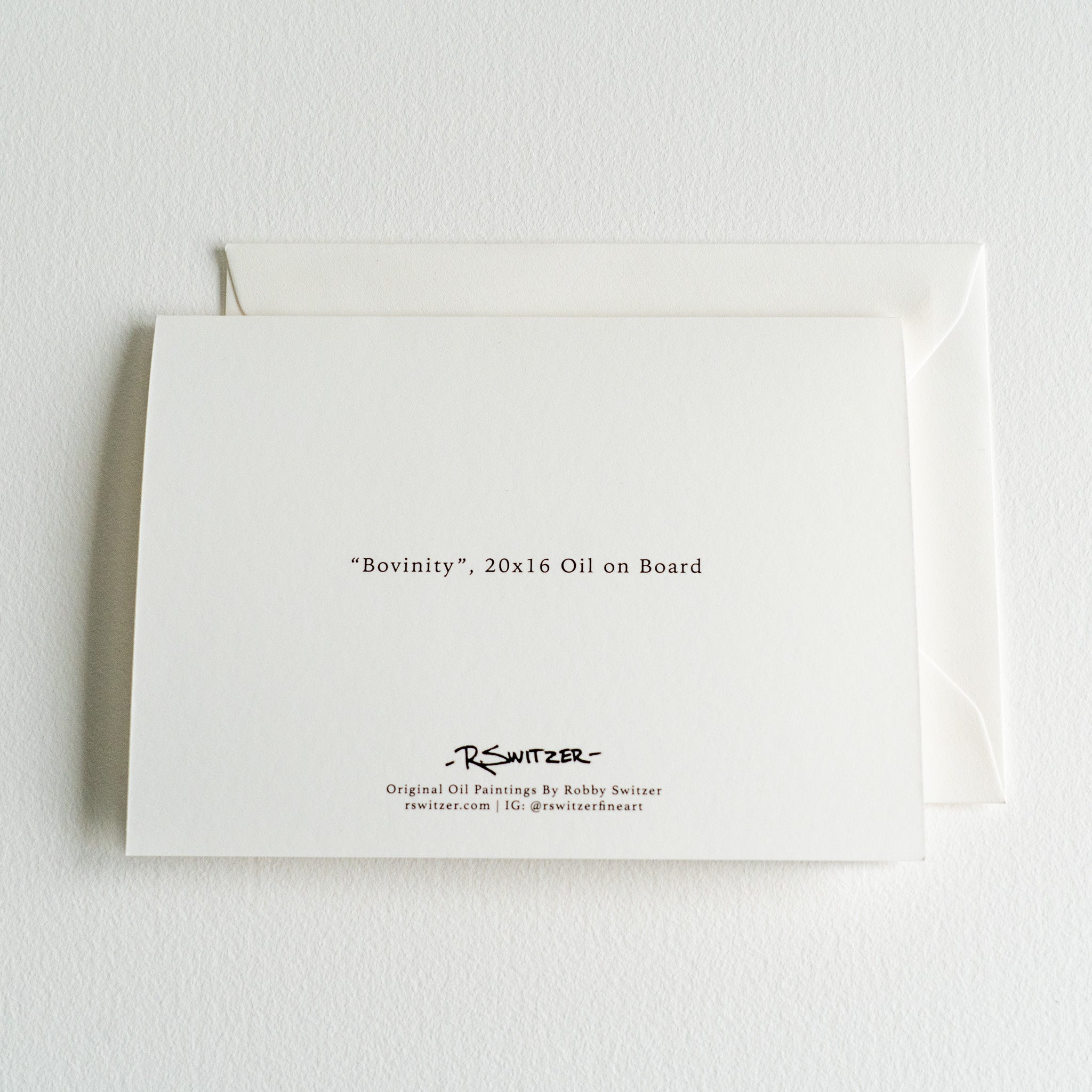 "Bovinity" | Fine Art Greeting Card