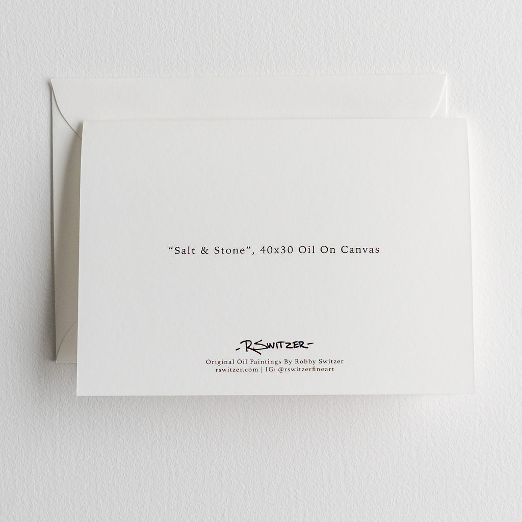 "Salt & Stone" | Fine Art Greeting Card