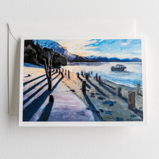 "Winter Adventures in Kachemak Bay" | Fine Art Greeting Card