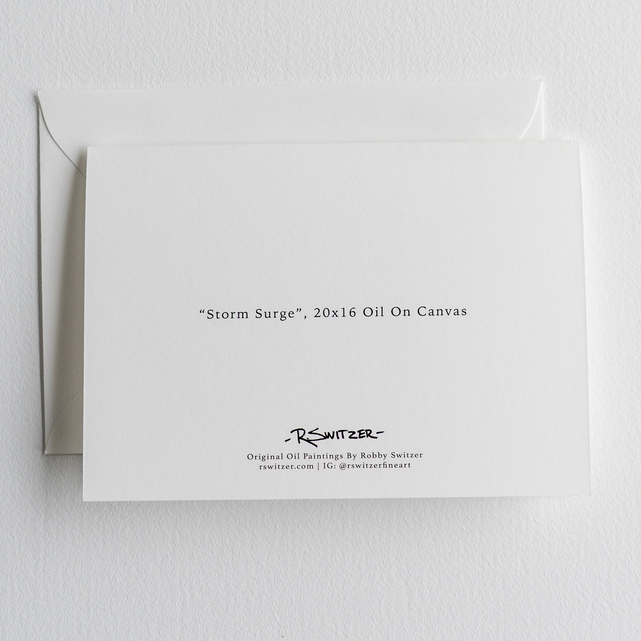 "Storm Surge" | Fine Art Greeting Card