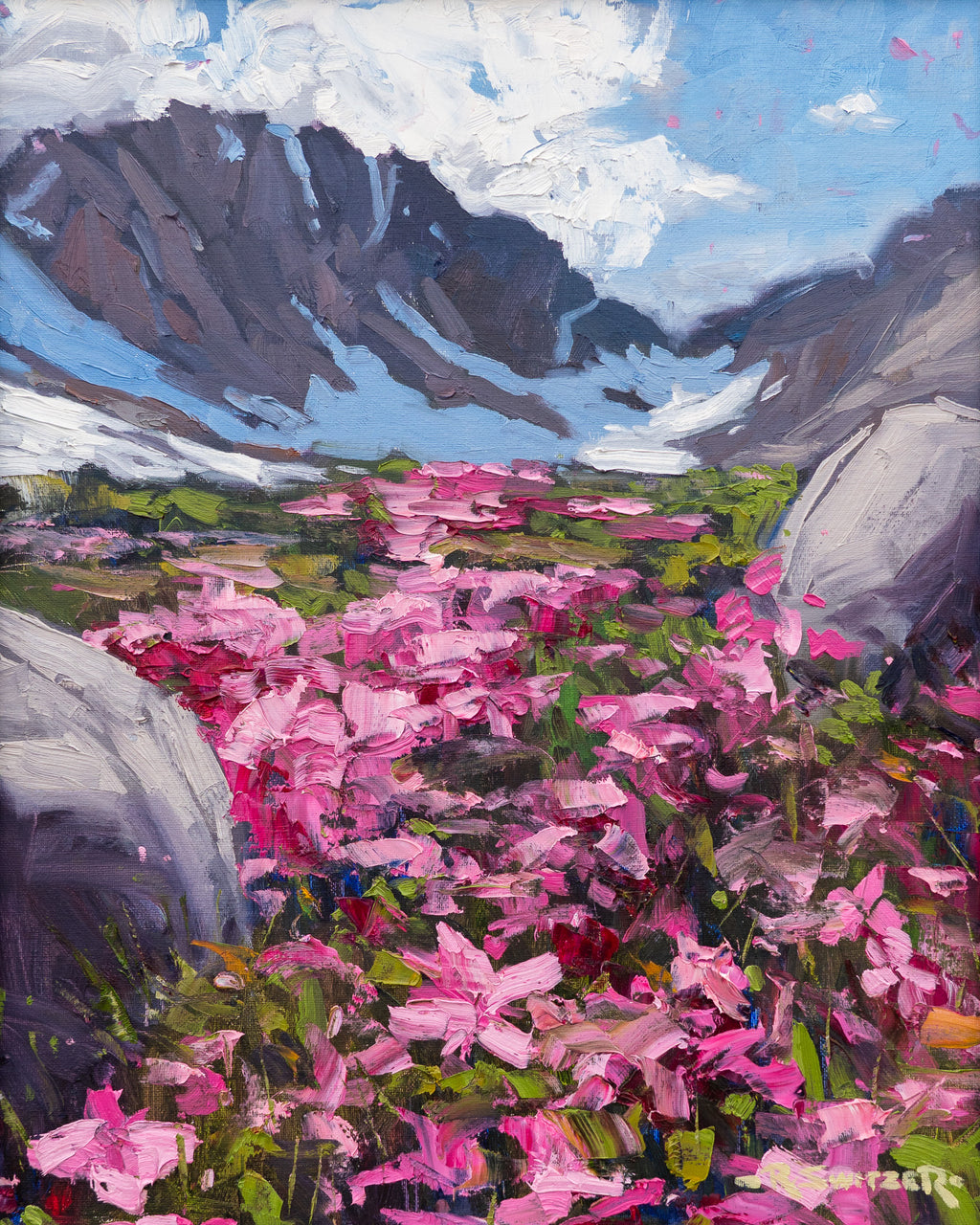 "Fireweed Mountain" | Fine Art Greeting Card