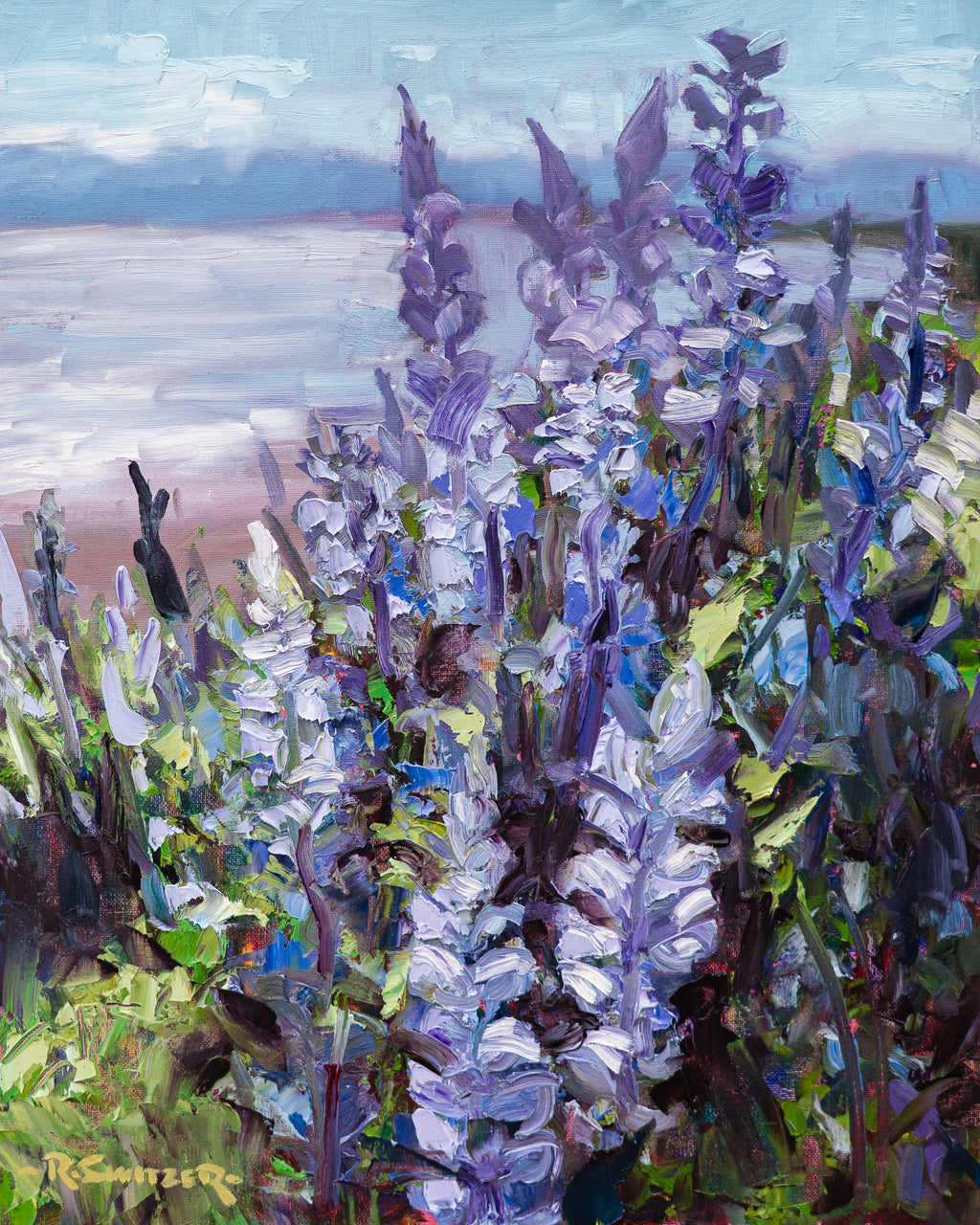 "Lupine Breeze" | Fine Art Greeting Card