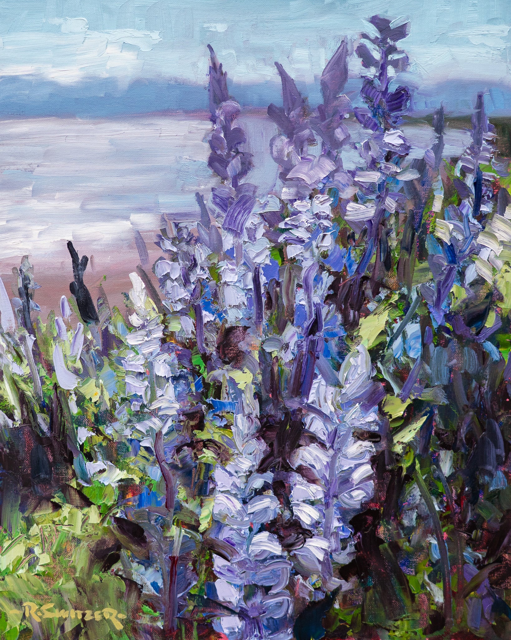 "Lupine Breeze" | Fine Art Greeting Card