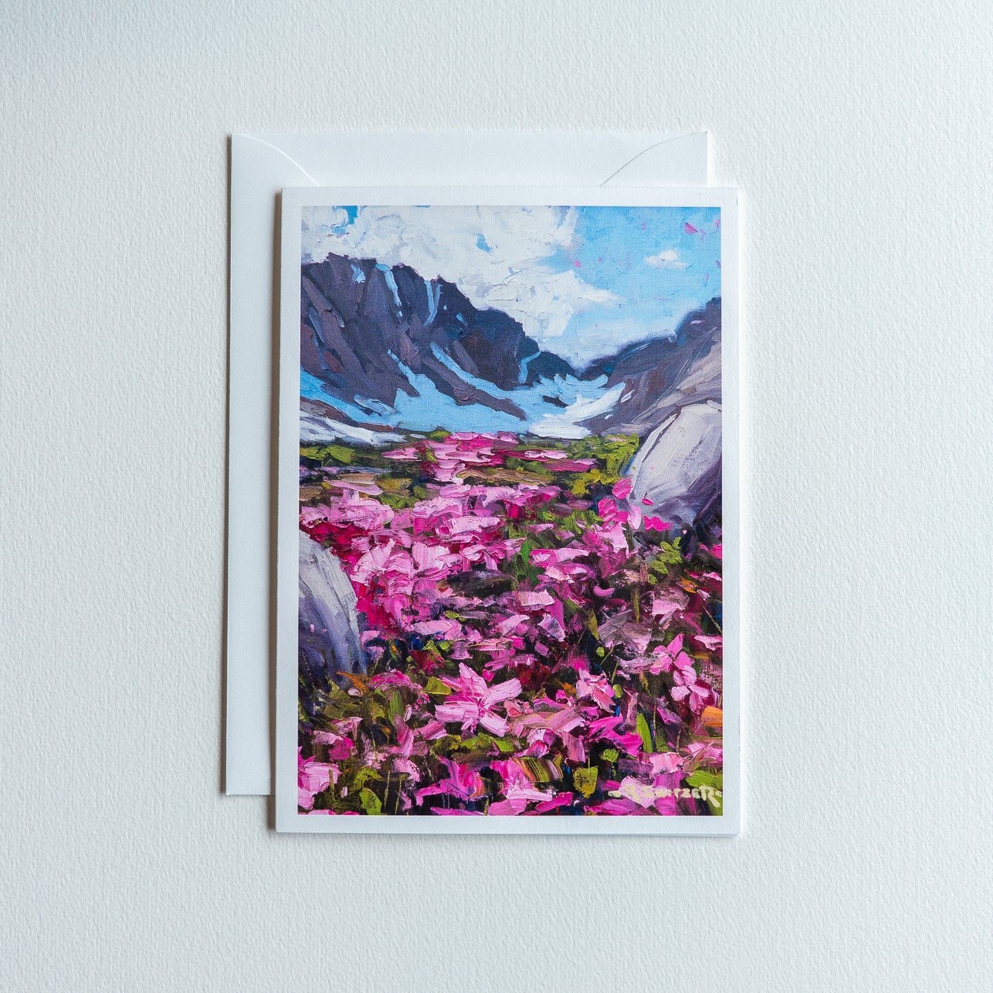 "Fireweed Mountain" | Fine Art Greeting Card