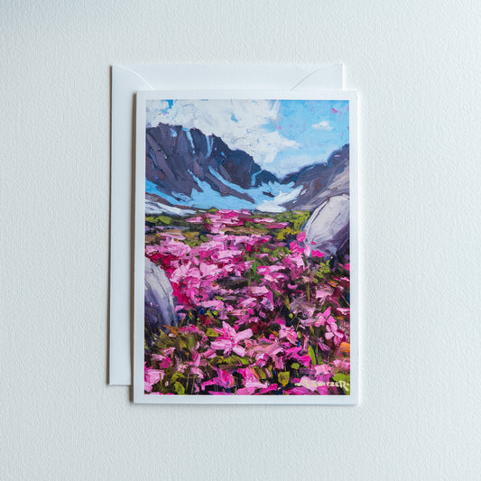 "Fireweed Mountain" | Fine Art Greeting Card