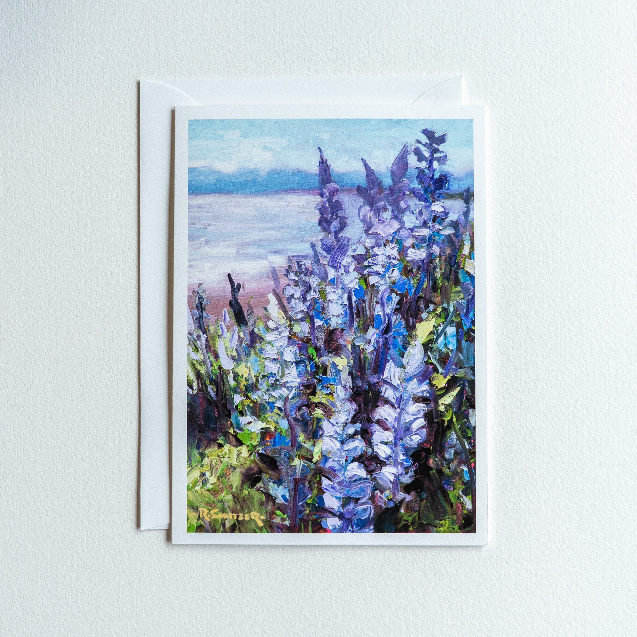 "Lupine Breeze" | Fine Art Greeting Card