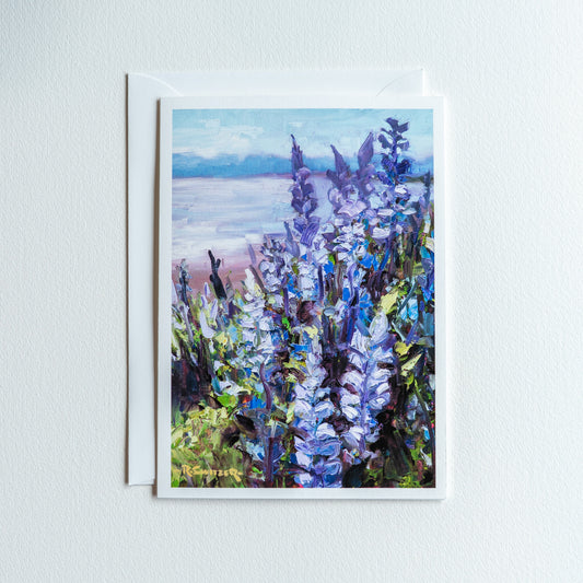 "Lupine Breeze" | Fine Art Greeting Card