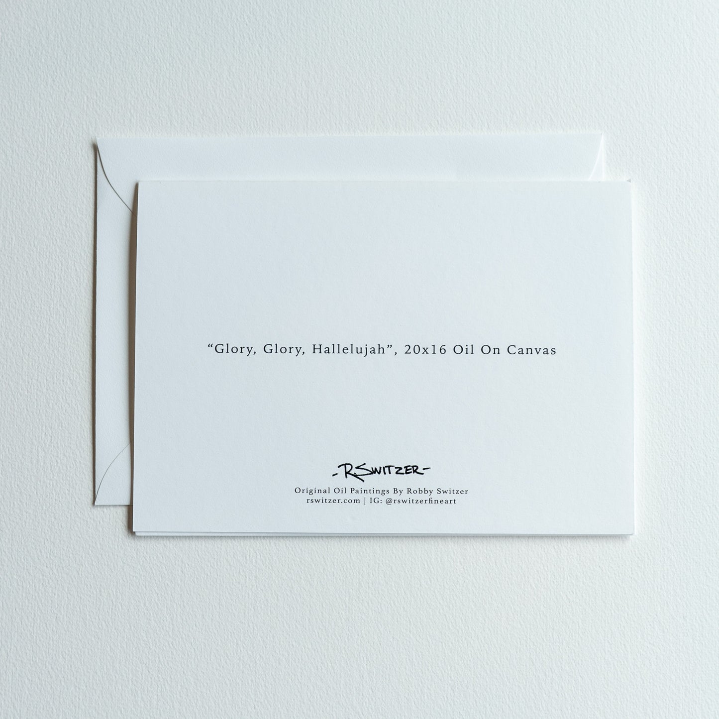 "Glory, Glory, Hallelujah" | Fine Art Greeting Card