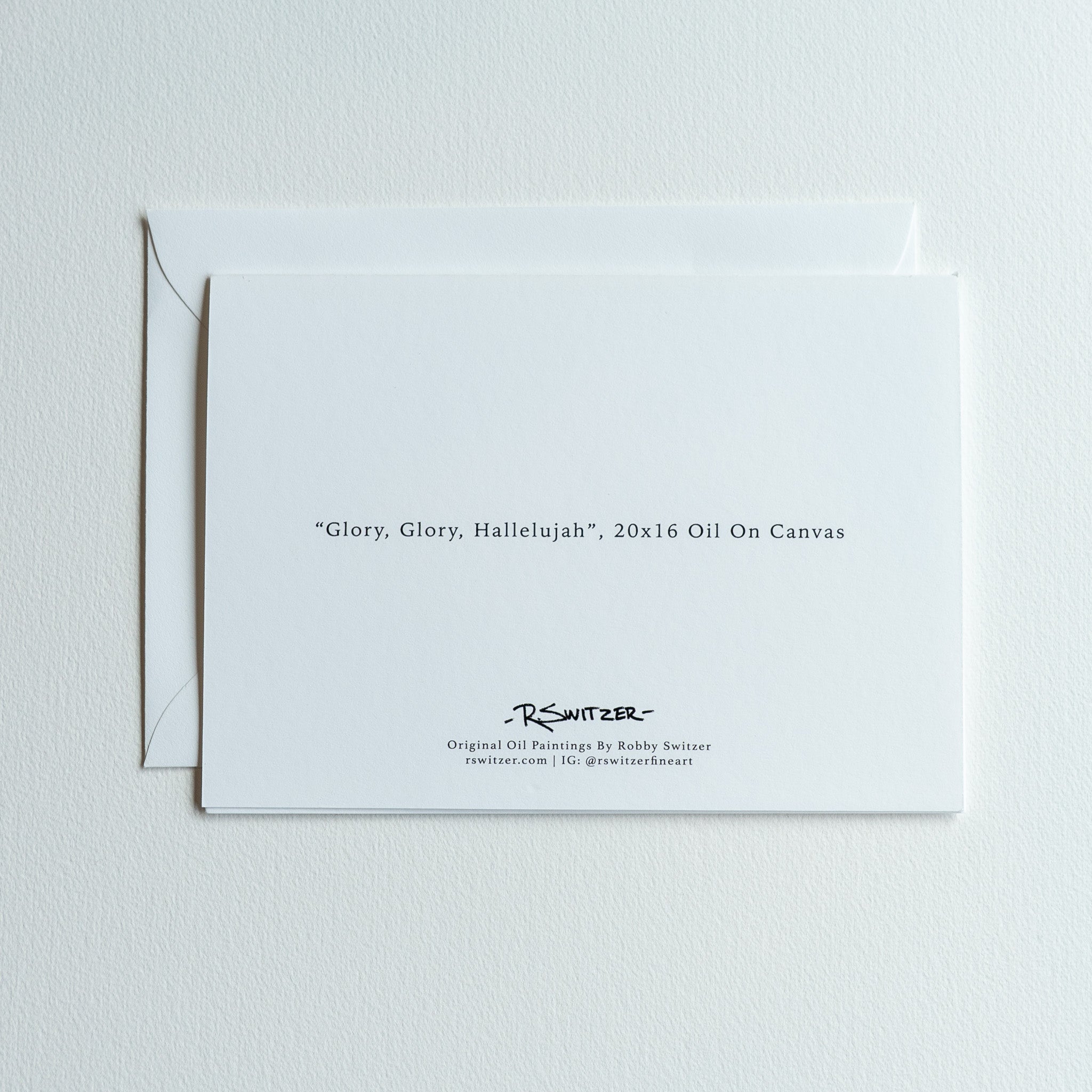 "Glory, Glory, Hallelujah" | Fine Art Greeting Card
