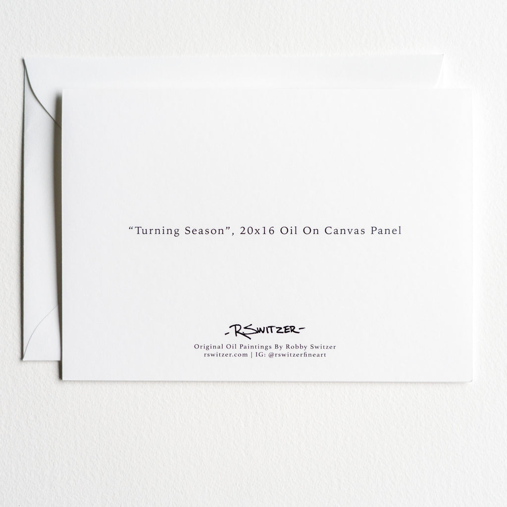 "Turning Season" | Fine Art Greeting Card