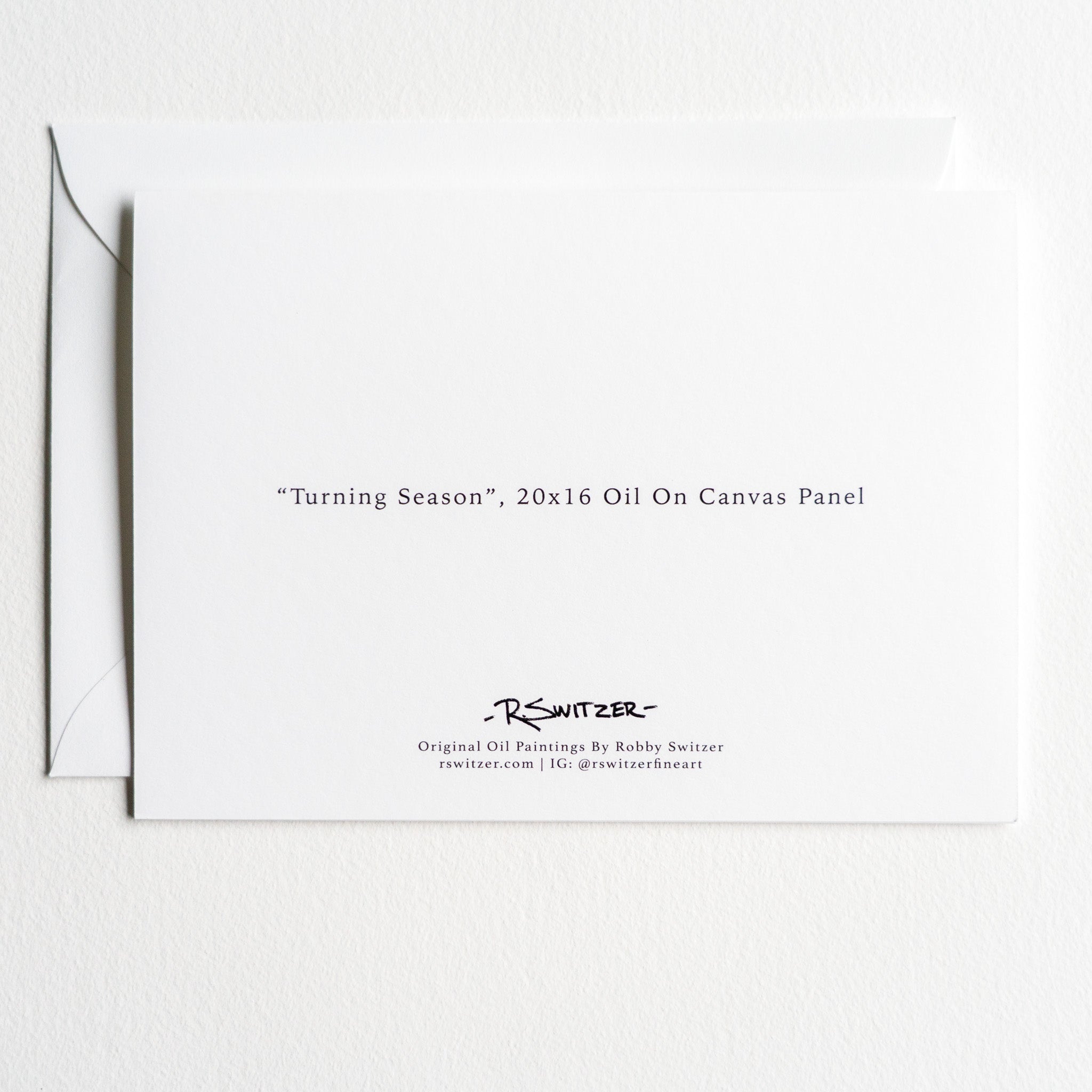 "Turning Season" | Fine Art Greeting Card