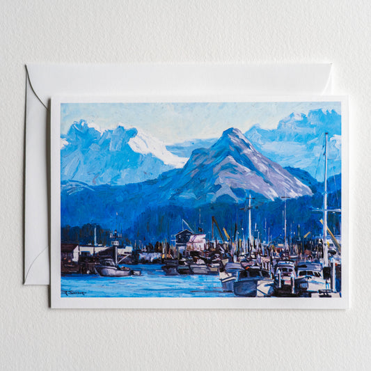 "Homer Blue" | Fine Art Greeting Card