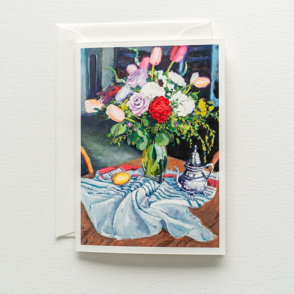 "Evening Flowers" | Fine Art Greeting Card