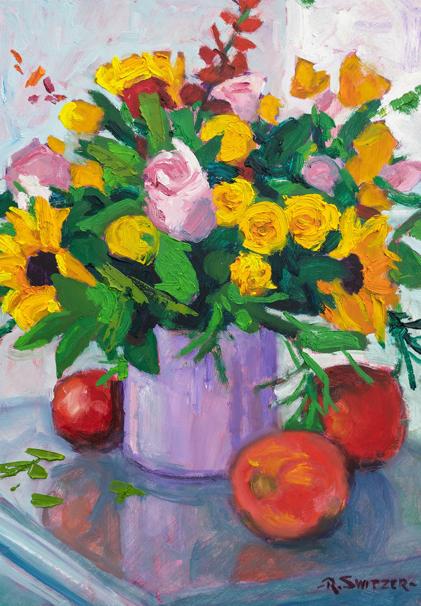 "Flowers for Leesh" | Fine Art Greeting Card