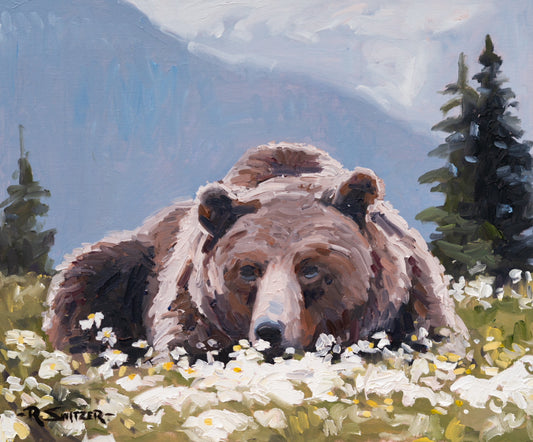 Bear in the Blossoms