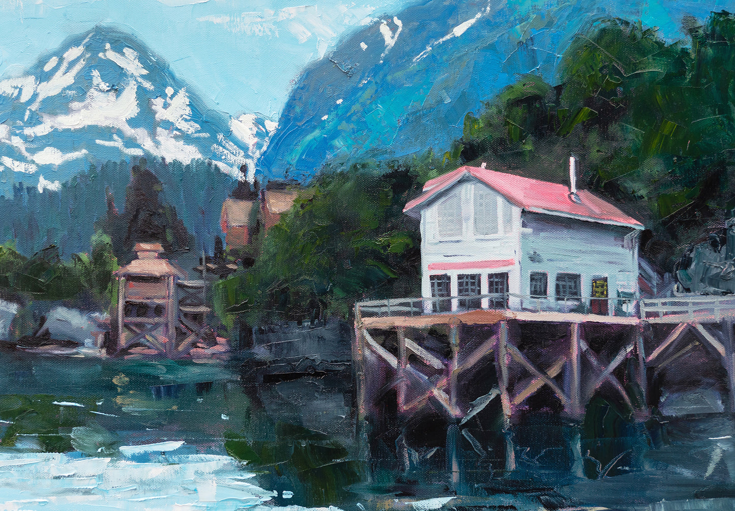 "Halibut Cove" | Fine Art Greeting Card