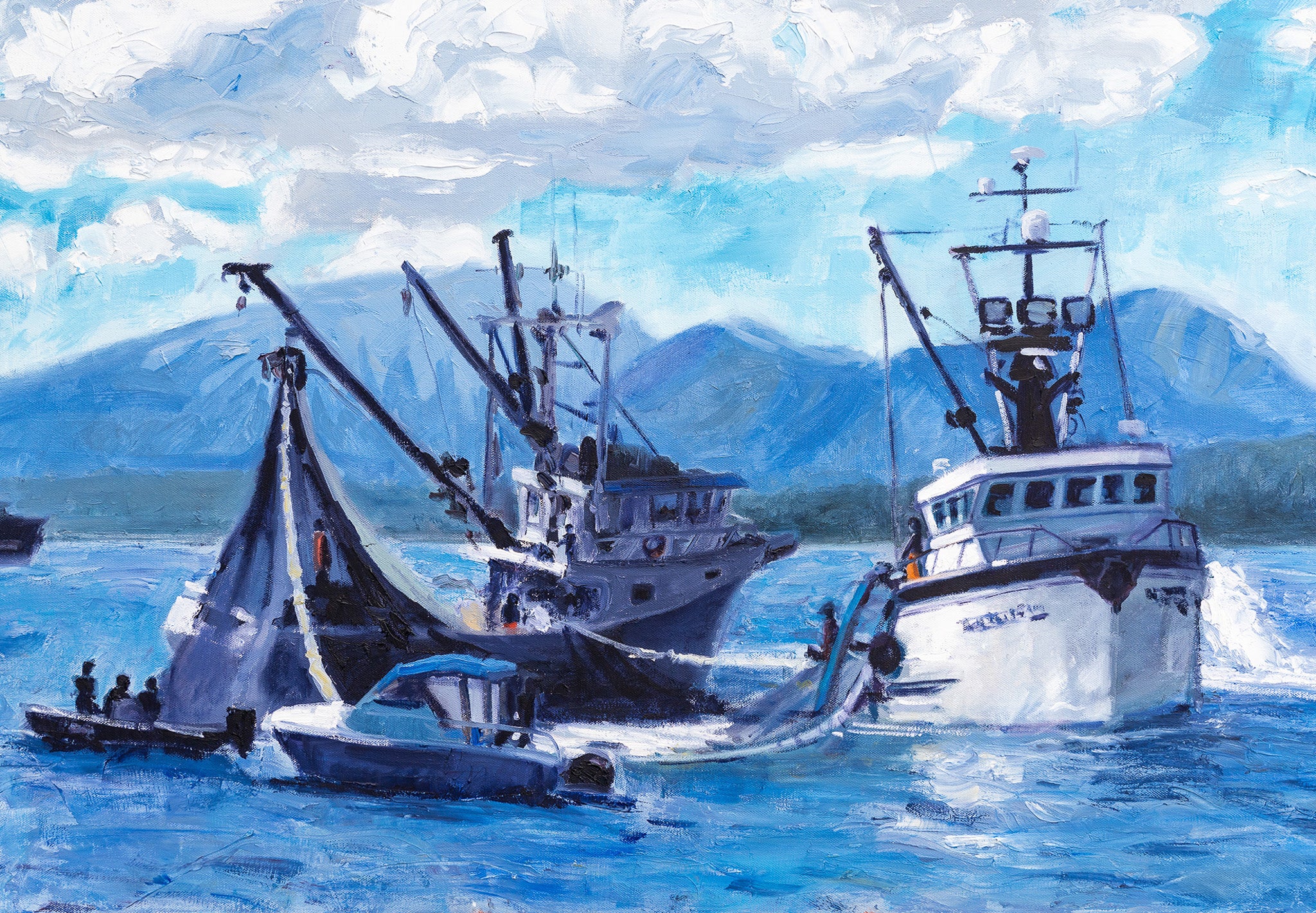 "Herring Haul" | Fine Art Greeting Card