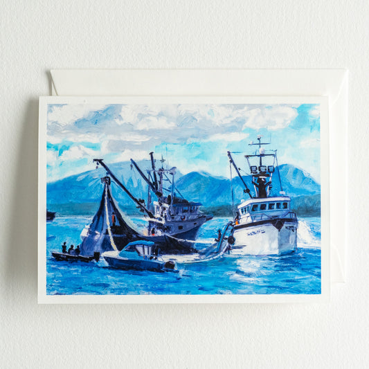 "Herring Haul" | Fine Art Greeting Card