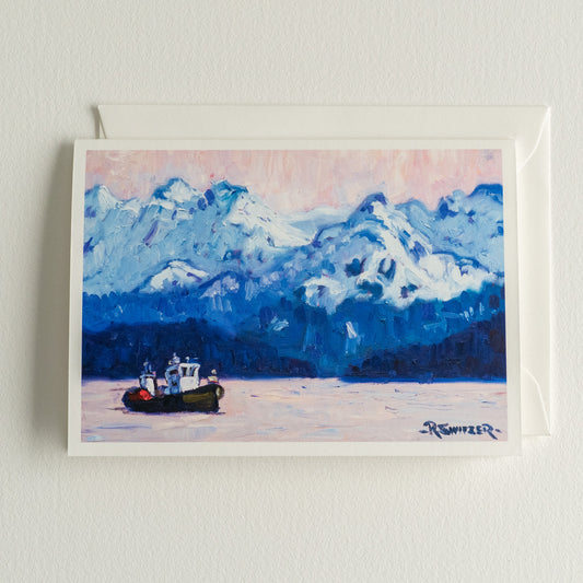 "Kachemak Dawn" | Fine Art Greeting Card