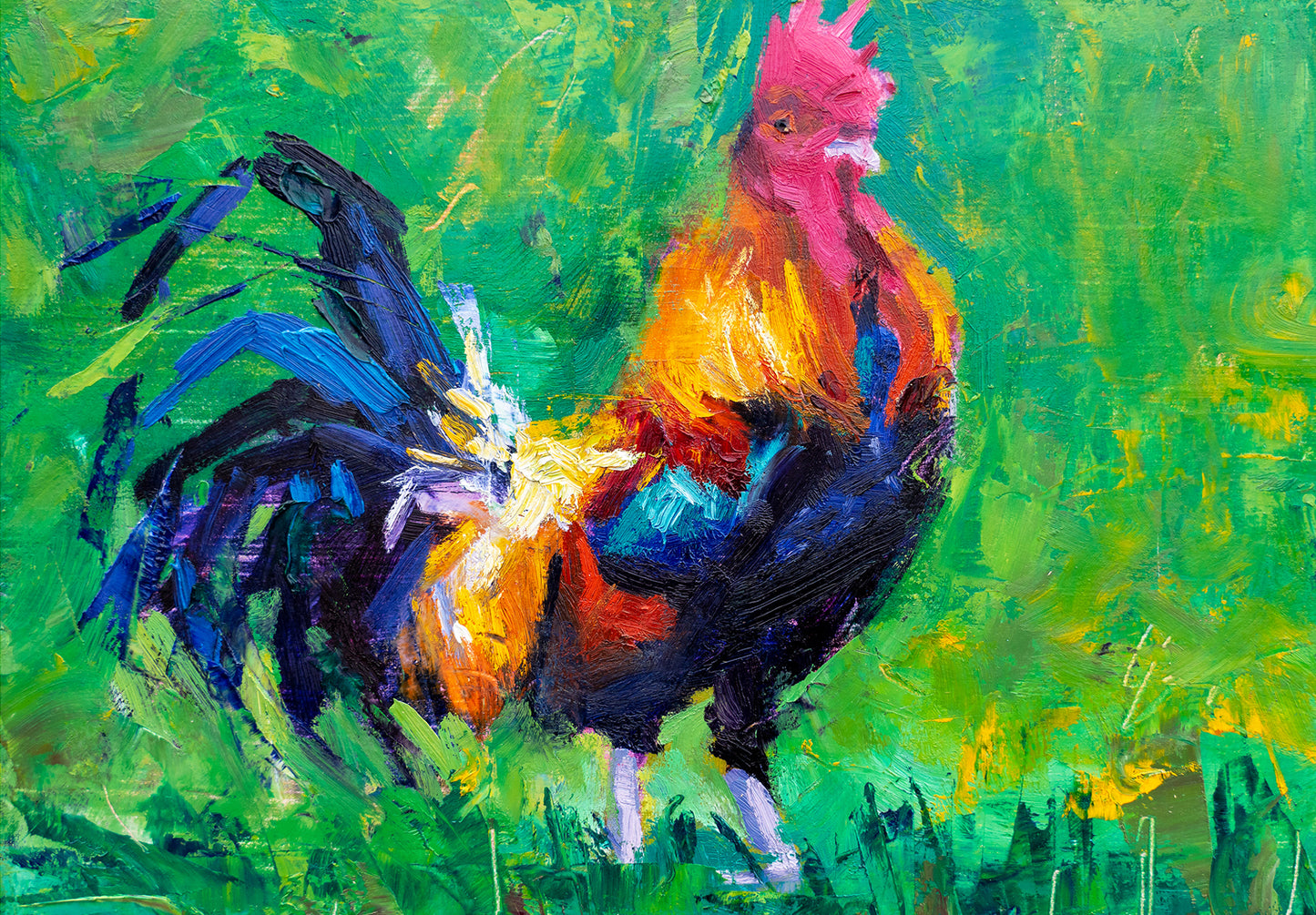 "King of the Coop" | Fine Art Greeting Card