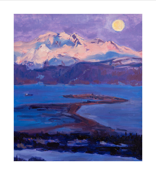 Moonlit Peaks | Fine Art Giclée Print