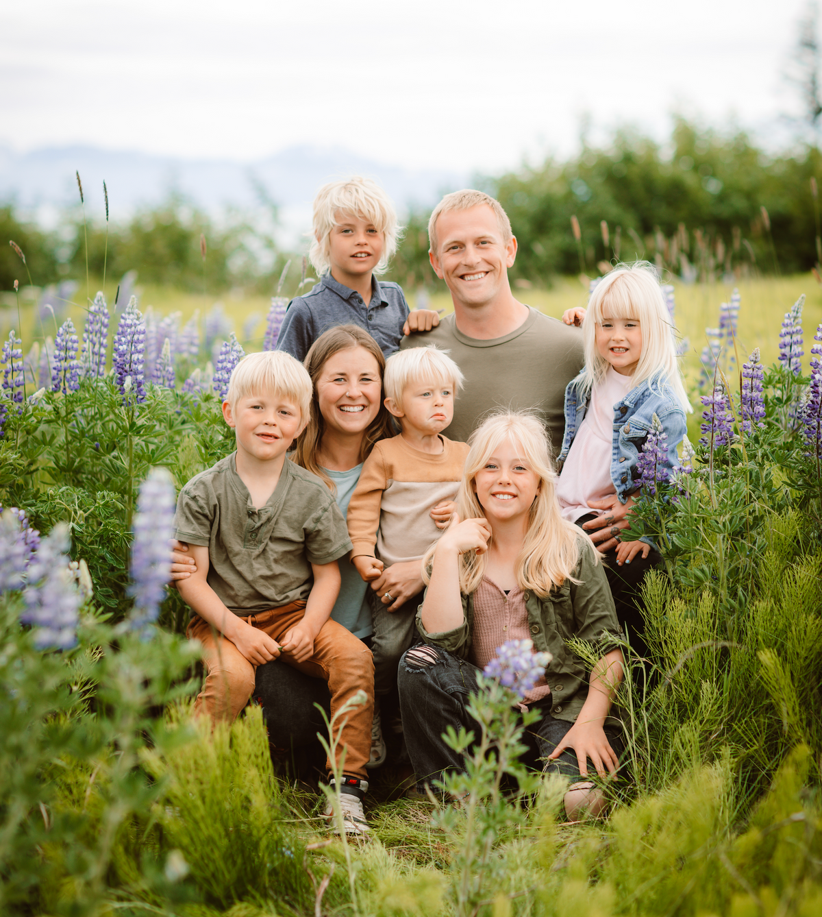 The Switzer family in Homer, Alaska
