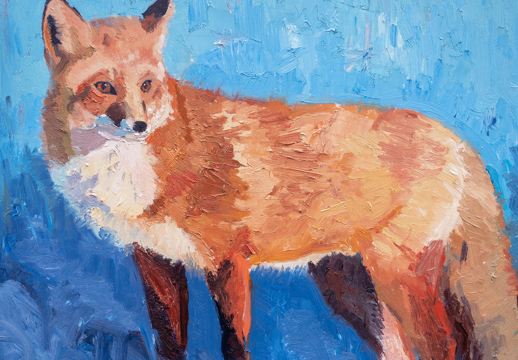 "Winter Fox" | Fine Art Greeting Card