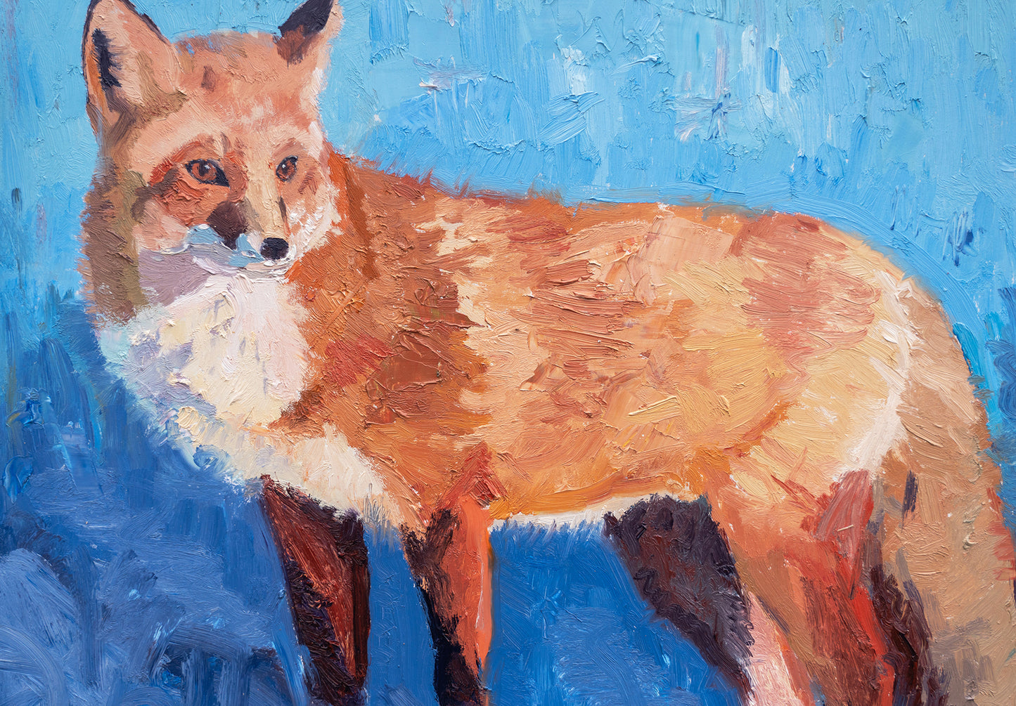 "Winter Fox" | Fine Art Greeting Card