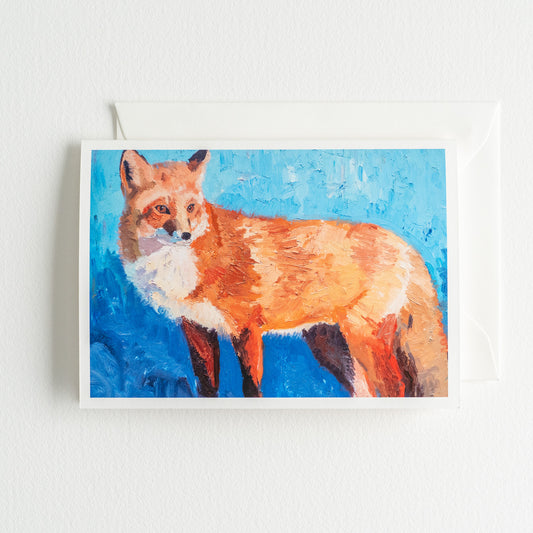 "Winter Fox" | Fine Art Greeting Card